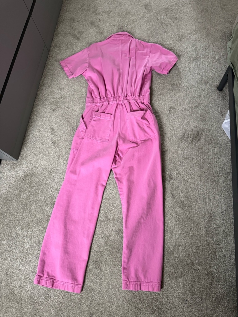 Big Bud Press Pink Short-Sleeve Utility Jumpsuit - Picture 4 of 4